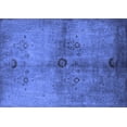 thumbnail image 1 of Ahgly Company Machine Washable Indoor Rectangle Oriental Blue Industrial Area Rugs, 5' x 8', 1 of 4