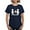 Navy, variant on - Lickity Splits Logo 4 Women's Dark T Shirt Design - Women's Traditional Fit Dark T-Shirt