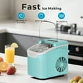 thumbnail image 3 of WAA Portable Ice Maker, 26 lb, Bullet Ice, Green, 3 of 9