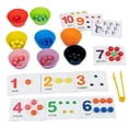 thumbnail image 4 of Juguete Montessori CUTICAT Bolas en Copas Juego de Clasificador Educativo, 4 of 8