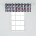 thumbnail image 2 of Ambesonne Tribal Window Valance, Mexican Traditional Motifs Native Cultural Line Art Design Geometrical Abstract, Curtain Valance for Kitchen Bedroom Decor with Rod Pocket, 54" X 18", Multicolor, 2 of 3