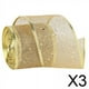thumbnail image 1 of Cintas decorativas navideñas,Cinta navideña para envolver regalos 2 metros,Decoración navideña Banda de satén decorativa,Cinta para envolver portátil Cinta para árbol de Navidad,Cinta, 1 of 8