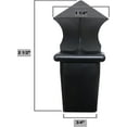 thumbnail image 6 of Fence Finials Insert High-Impact Polypropylene Black Finial Fence Topper (100ct -1/2 or 1 inch) - Made in The USA, 6 of 6