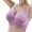 Purple, variant on Riforla Women Fashion Casual Breathable Tube Top Bra Underwear Without Steel Ring Gathering and Adjusting Bro Everyday Wear Bras Pink 46