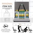 Geometric Tree Green Pattern Gym Duffel Bag 2 Piece Set, Travel ...