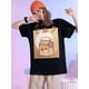 thumbnail image 1 of Kawaii Milk Retro Japanese Chocolate Milkshake Anime T-ShirtFather's Day, Mother's Day, New Year, SpCamisetas para mujer, lindas camisetas con estampado gráfico, de manga corta, estilo casual, para ve, 1 of 7