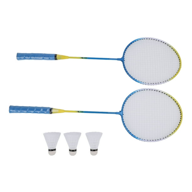 1 par de Raquetas de Bádminton Con Volante, 3 Volantes de Nailon, Bolsa de Transporte para 2 Jugadores, Abrenamiento Deportivo, Entretenimiento