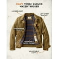 thumbnail image 6 of Legendary Whitetails Men's Tough As Buck Waxed Trucker Jacket, 6 of 7