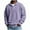 Purple, variant on Casual Sweatshirt for Men Long Sleeve Solid Color Half Button Lapel Pullover Shirts Loose Small Checkered Tops Sweater