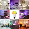 thumbnail image 2 of 1/2/4PCS Bombilla LED WIFI inteligente RGB + C + W Bombilla de luz inteligente AC110-120V Carevas Bombilla de luz inteligente, 2 of 7
