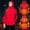 14Red, variant on Trendy Heated Jacket for Men Hooded Solid Zipper Soft Shell Warm Coats Waterproof Winter Heated Hunting Outerwear