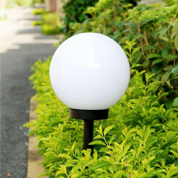 TOWED22 LED Solar Power Outdoor Garden Path Yard Ball Light Lamp Lawn Road Patio ,White