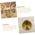 thumbnail image 2 of ABCISI 4pcs Copper Cup Holders for Storage, Stainless Steel with Brass Plating, Universal Drink Holders Fit Rvs Boats Cars and Trucks, 6.7*5.5cm, Gold, 2 of 18
