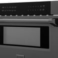 thumbnail image 4 of ZLINE 30" 1.2 cu. ft. Built-in Microwave Drawer in Black Stainless Steel, 4 of 5