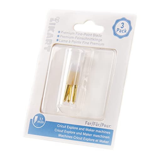 3 Pcs Premium Fine Point Blades for Cricut Explore 3/Air 2/Air/One