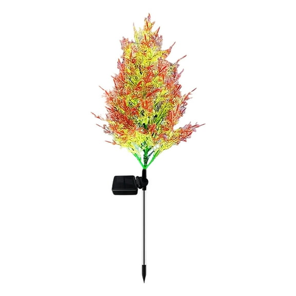 Solar Powered Christmas Tree LED String Lights, 70cm Outdoor Garden Decorative Lights with 2 Modes for Festive Courtyard & Patio Ambiance (Size/Colour as Pictured)