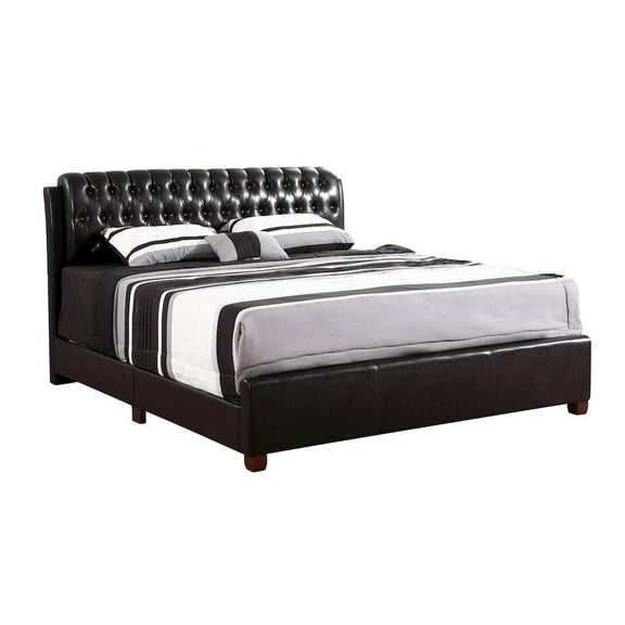Glory Furniture Marilla King Bed in Dark Brown Color