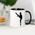 thumbnail image 3 of CafePress - Football Silhouette Mug - 11 oz Ceramic Mug - Novelty Coffee Tea Cup, 3 of 4