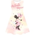 thumbnail image 1 of Disfraz de dibujos animados para niñas, vestido de Minnie Mouse, vestido de princesa de manga corta de verano para niños, ropa 3D para fiesta de cumpleaños 6T Gao Jinjia LED, 1 of 2