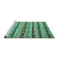 thumbnail image 2 of Ahgly Company Machine Washable Indoor Rectangle Southwestern Turquoise Blue Country Area Rugs, 5' x 7', 2 of 4
