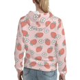 thumbnail image 7 of Haiem Strawberry And Flowers for Men's Fashion Hoodies & Sweatshirts with Kangaroo Pocket,Hooded Sweatshirt with Eye-catching Drawstrings-X-Large, 7 of 7