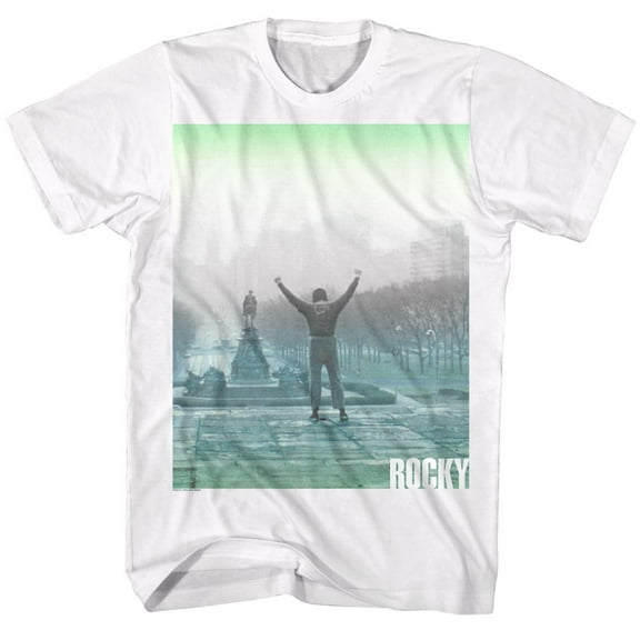 Rocky Fade White T-Shirt