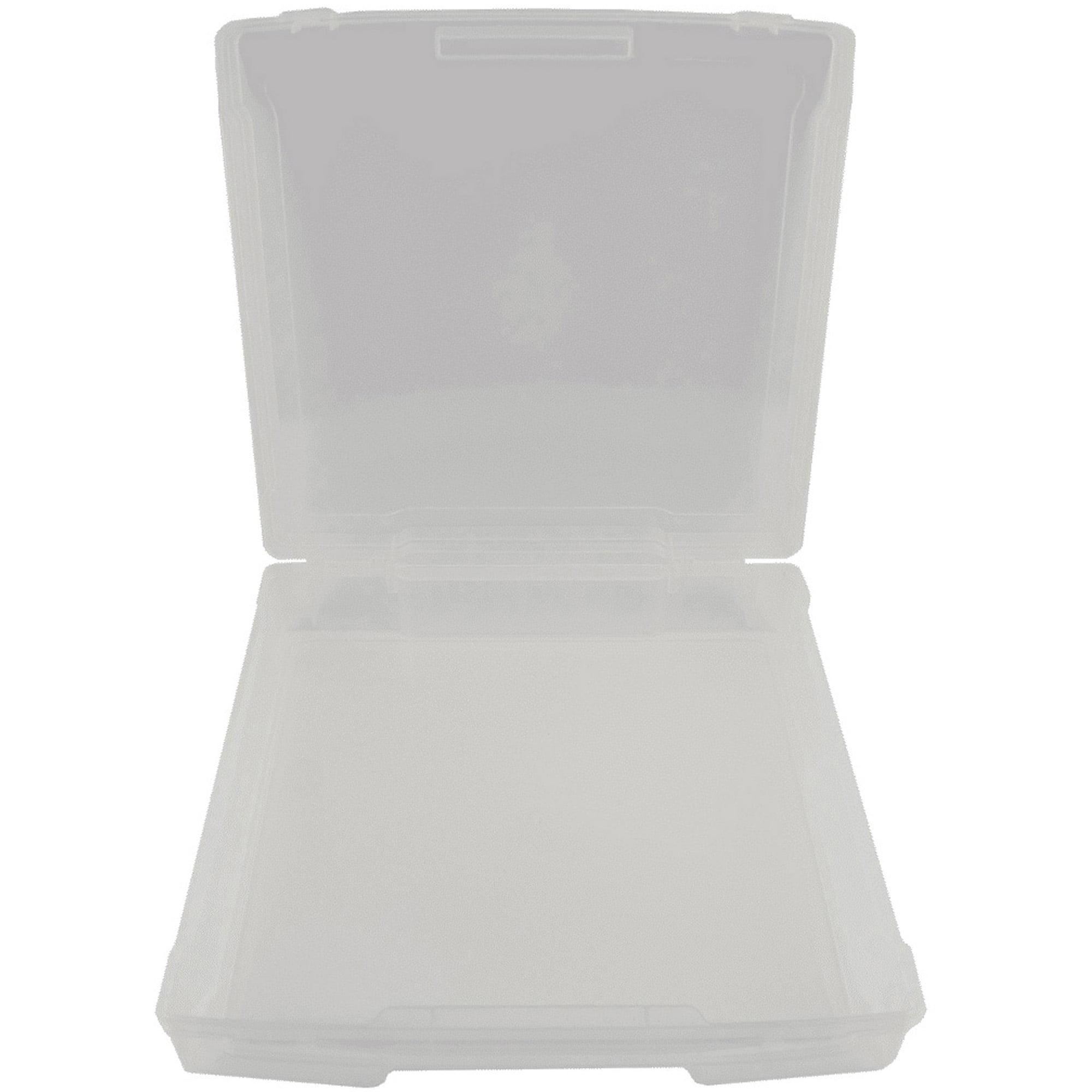 Pioneer Plastics MSB01C Clear Scrapbook Storage Supplies Container, 13.25" W x 12.25" D x 2.5" H, Pack of 2