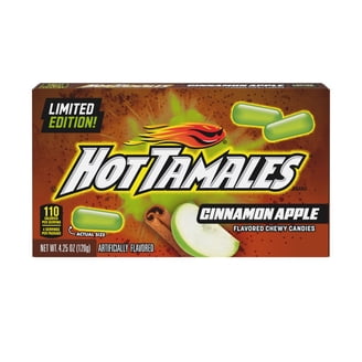 Hot Tamales Fierce Cinnamon Chewy Candy, 4.25 Ounce Theater Box