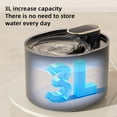 thumbnail image 3 of Dog Cat Water Fountain, 101oz/3L Ultra-Quiet Automatic Dog Water Bowl Dispenser, Built-In Activated Carbon Filter Pet Water Fountain, Automatic Cat Water Dispenser for Cats, Dogs, Other Pets, 3 of 7