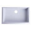 thumbnail image 4 of ALFI brand AB3020UM-W White 30" Undermount Single Bowl Granite Composite Kitchen Sink, 4 of 7