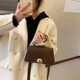 thumbnail image 2 of Sywqhk Chain Alligator Crossbody Tote Bag Pu Mujeres Hombro Tote (Marrón Oscuro) Sywqhk Para estrenar, 2 of 9