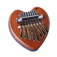 thumbnail image 4 of Mini piano de pulgar portátil de 8 teclas para principiantes Corazón, 4 of 9