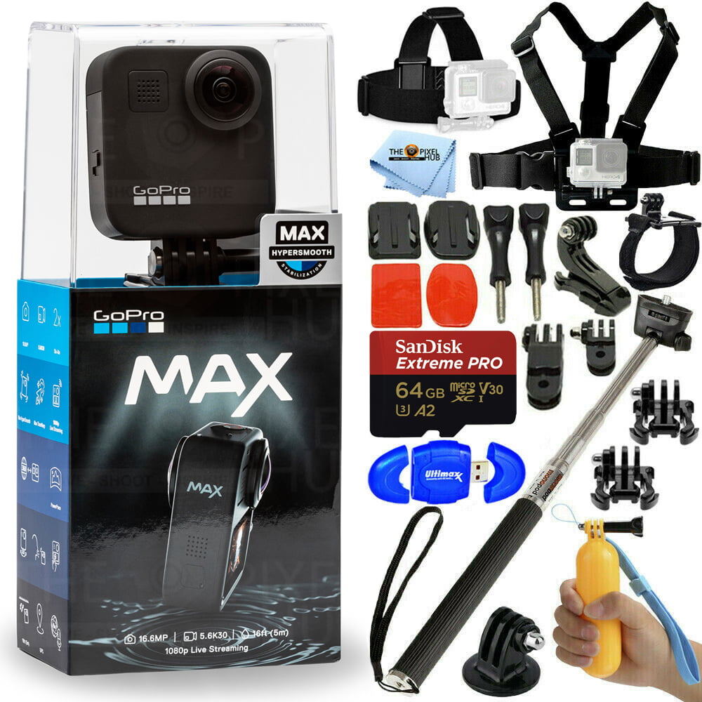 Refurbished GoPro - MAX 360 Degree 6K Action Camera - Black 