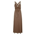thumbnail image 5 of Ruyang Women's Summer Wrap Dress Formal Dresses Cocktail Tea Party Dress 2024 Ruffle V-Neck Wedding Guest Bridesmaid Dress, 5 of 5