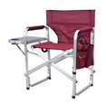 thumbnail image 1 of MINGS MARK SL1204BUR Chaise de Réalisateur avec Table et Transparent, 1 of 4