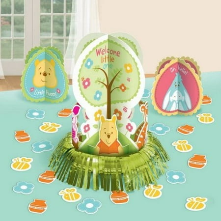 Amscan Winnie The Pooh Little Hunny Baby Shower Table Decorating