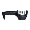 thumbnail image 4 of AMLESO 3 Steps Kitchen Sharpening Whetstone Honing Stone Grinder Grinding Tool, Black, 4 of 8