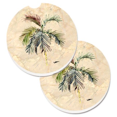 

Palm Tree Set of 2 Cup Holder Car Coaster