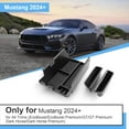Coleya (3pcs) 2024 Mustang Accessories Center Console Organizer/Door