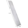 thumbnail image 4 of Durable Aluminum Silver 4FT Length 2PC Pair Outdoor Loading Shed Ramps for Various Vehicles & Devices Safety Design - Slip-resistant Surface & Extended Plate, 4 of 8