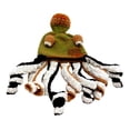 thumbnail image 3 of Sombrero tejido a mano perfecl Sombrero de pulpo para adulto Verde, 3 of 8