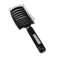 thumbnail image 1 of para el para desenredar el para desenredar el , ventilación de cerdas curvas de Negro Colcomx Cepillo de pelo ventilado, 1 of 8