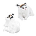thumbnail image 4 of Modèle de Chat Couché en Peluche, Chat de Simulation Mignon Doux Fort pour les Cadeaux pour la Décoration, 4 of 8