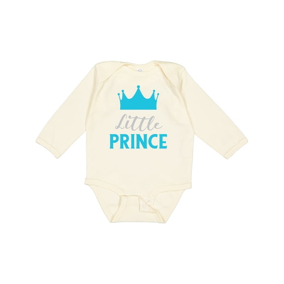 Inktastic Prince, Little Prince, King, Crown, Baby Boy Boys Long Sleeve Baby Bodysuit
