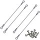 thumbnail image 1 of Protector de ángulo de apertura de puerta limitador de bisagra de gabinete de restricción de puerta de gabinete con tornillos de montaje (10 6 pulgadas), 1 of 1