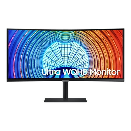 Photo 1 of Samsung S34A654UXN - S65UA Series - LED monitor - curved - 34" - 3440 x 1440 Ultra WQHD @ 100 Hz - VA - 300 cd/m - HDR10 - 5 ms - HDMI, DisplayPort, USB-C - black