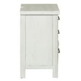 thumbnail image 6 of Liberty Furniture Industies, INC Modern Farmhouse 3 Drawer Night Stand in Flea Market White w/ Heavy Distressing, 6 of 7