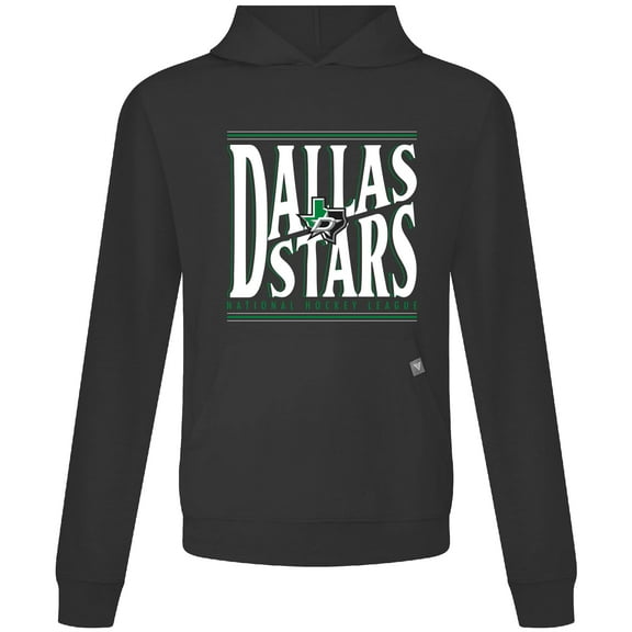 Men's Levelwear  Black Dallas Stars Relay Powerhouse Pullover Hoodie