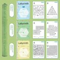 thumbnail image 2 of Libro de entrenamiento de laberinto de concentración para niños, desarrollo del pensamiento de los estudiantes de primaria, juego de atención, juguetes para el desarrollo de la inteligencia, 2 of 4