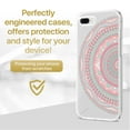 thumbnail image 2 of Case Yard iPhone-8-Plus Case Clear Soft & Flexible TPU Ultra Low Profile Slim Fit Thin Shockproof Transparent Bumper Protective Cover Drop Protective Cell Phone Cases (Half Anna Mandala), 2 of 8
